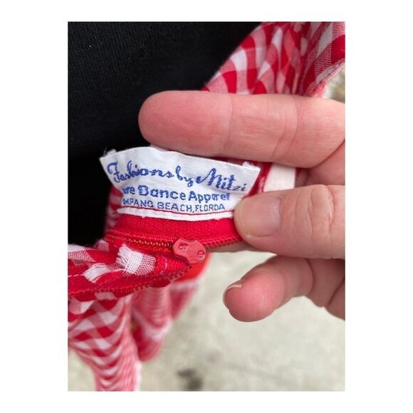 Vintage Soft Pleated Midi Circle Skirt Gingham Farmcore Prairie Sz S - Picture 9 of 12